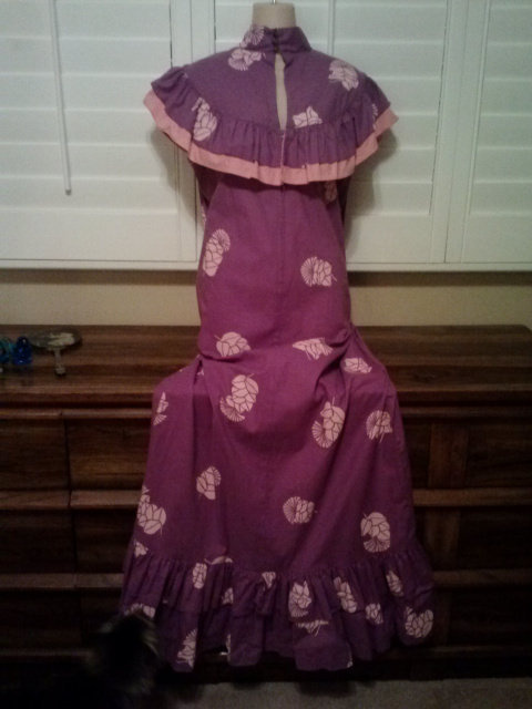 Vintage Exotic Purple Maxi Dress